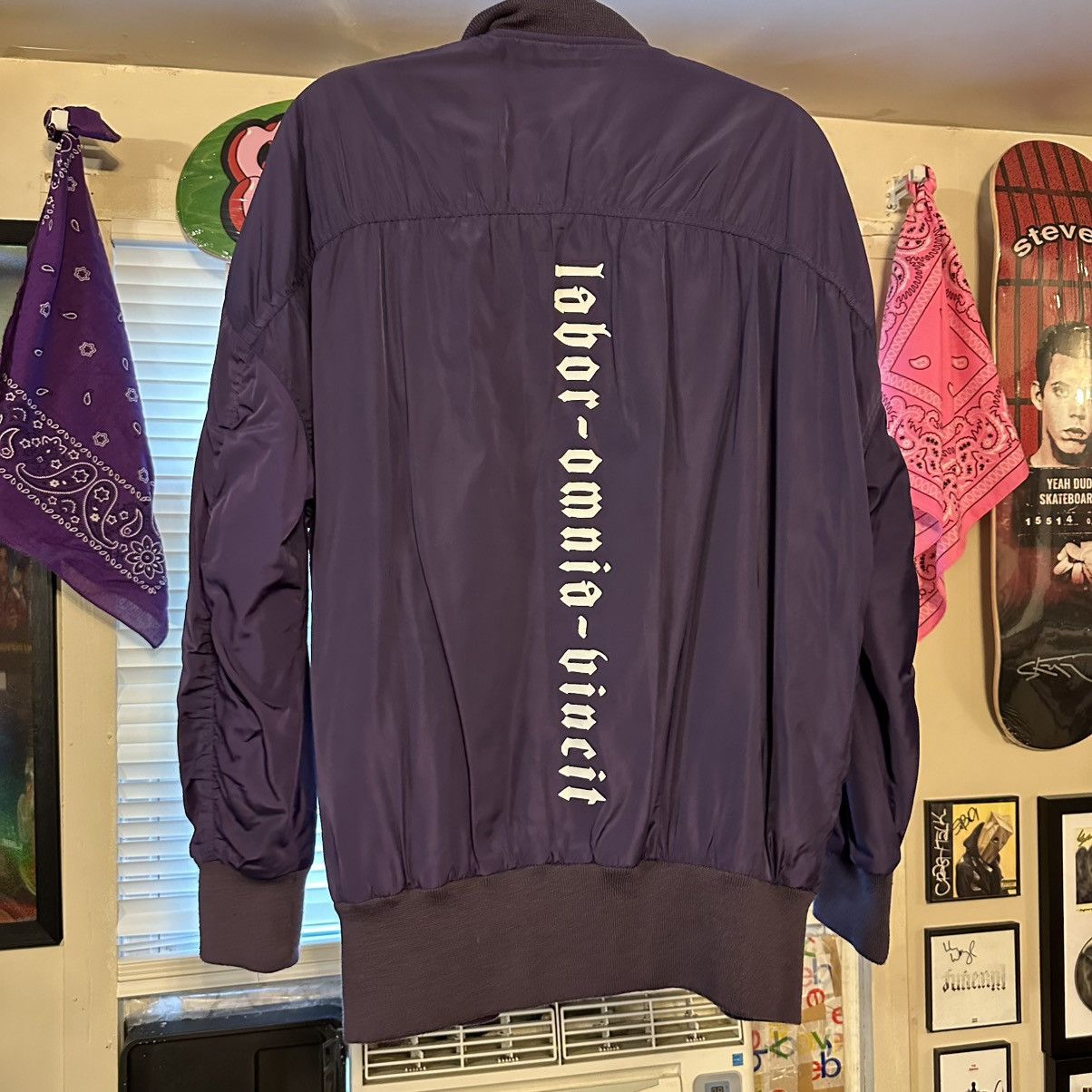 Asos ASOS: Oversized Bomber Jacket With Rose Print In Purple Size US S / EU 44-46 / 1 - 2 Thumbnail