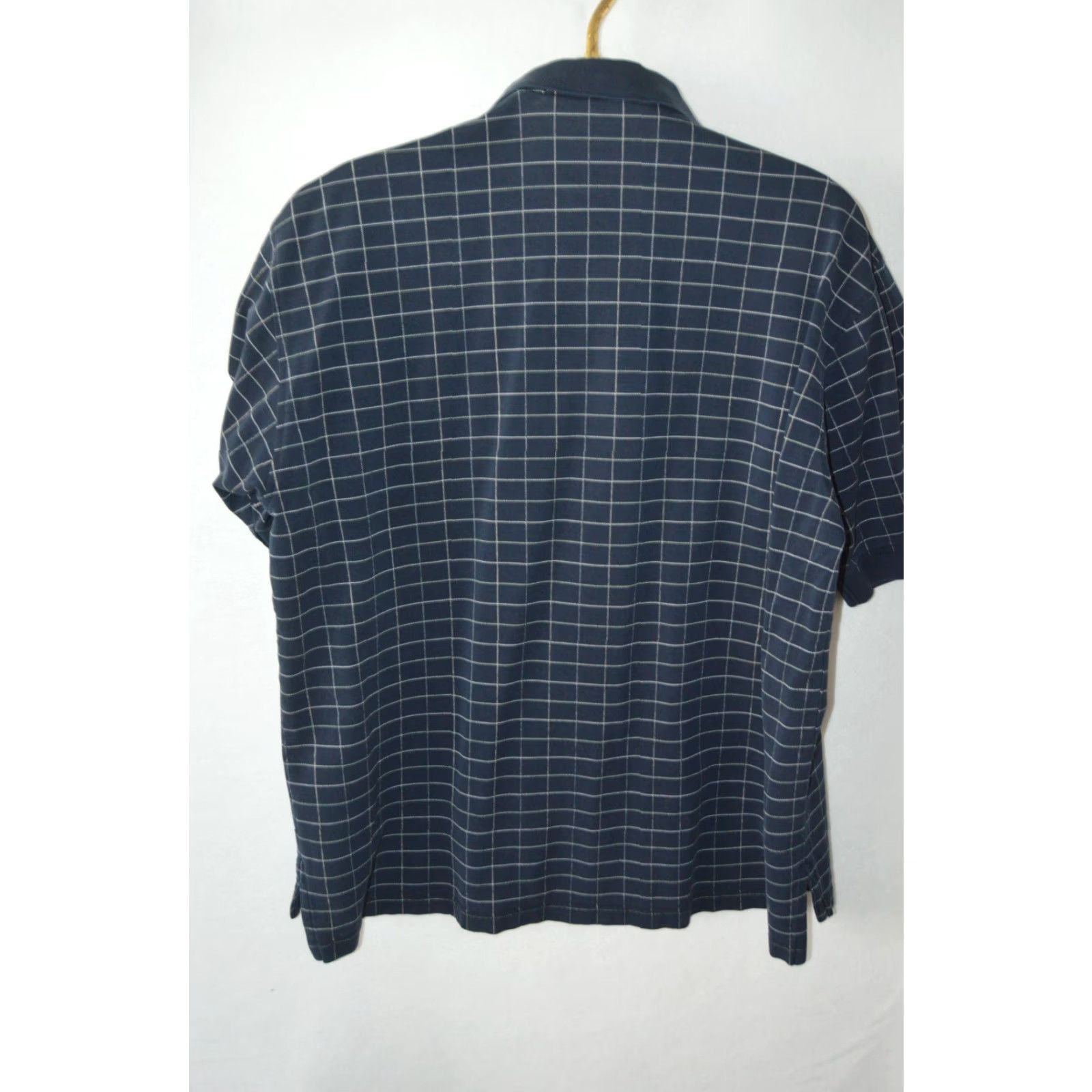 Vintage Fairway Blues Polo Shirt Mens Blue Check Cotton L Polo Golf Casual All Seasons 100% Cotton Mens Size US L / EU 52-54 / 3 - 2 Thumbnail