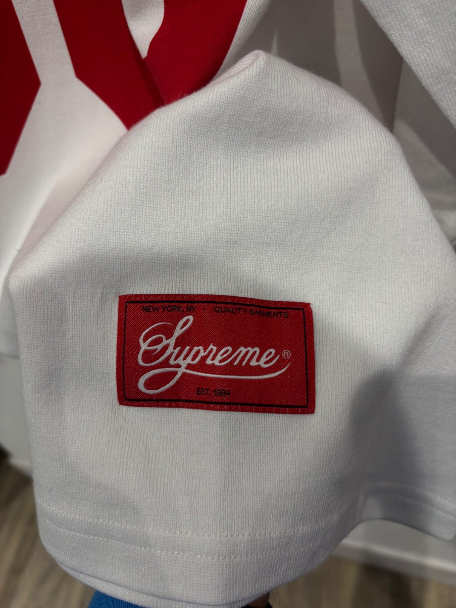 Supreme Supreme Playboy L/S Football Top White Size US M / EU 48-50 / 2 - 4 Thumbnail