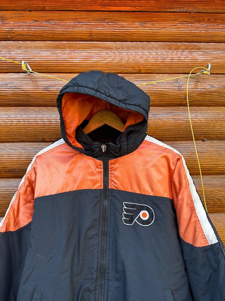 Starter Vintage Philadelphia NHL Starter Puffer Pullover Jacket Size US L / EU 52-54 / 3 - 3 Thumbnail