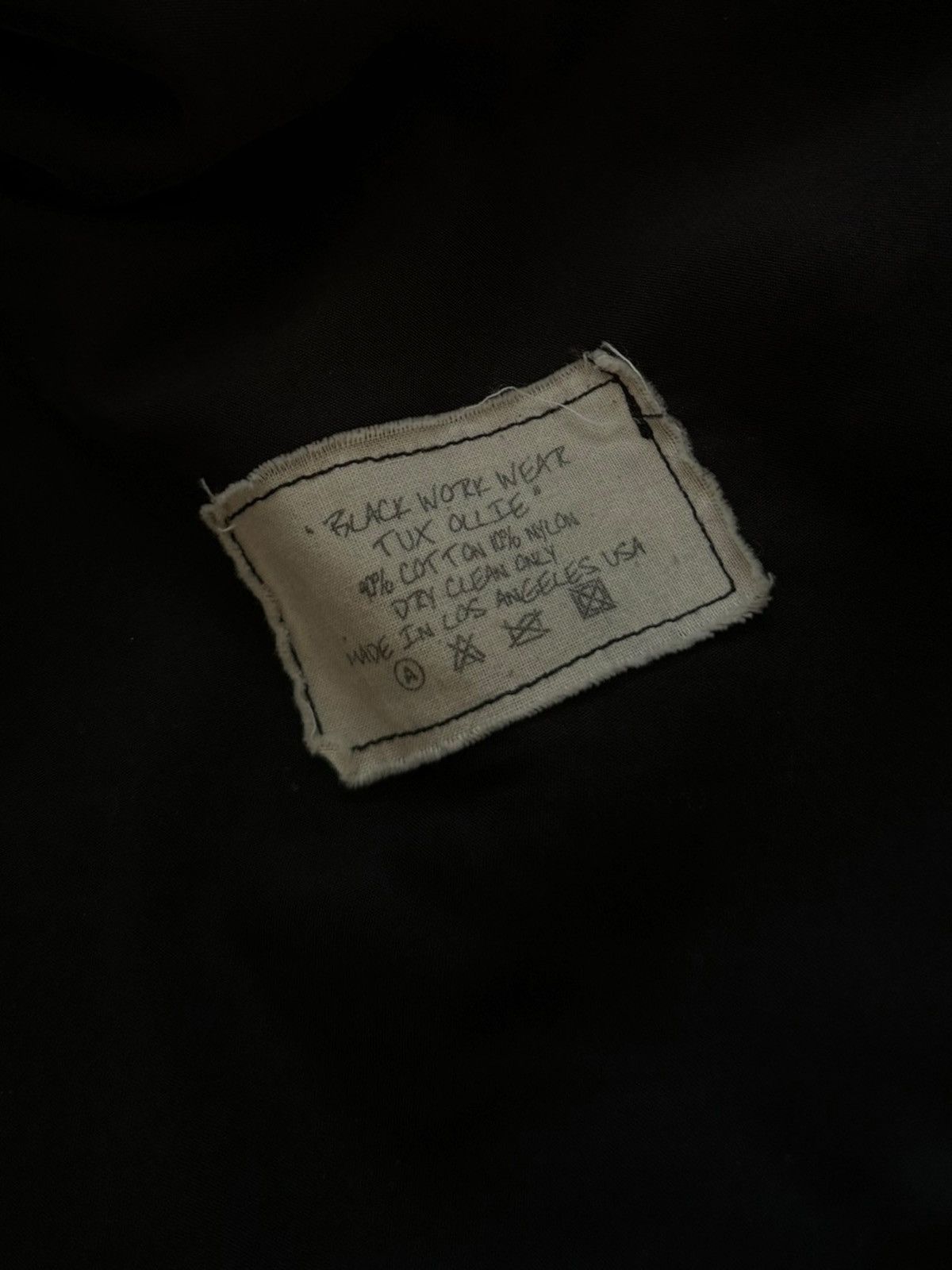 Greg Lauren Sz3 1/1 Black Workwear Tux Ollie Blazer Patchwork Jacket Size US L / EU 52-54 / 3 - 10 Thumbnail