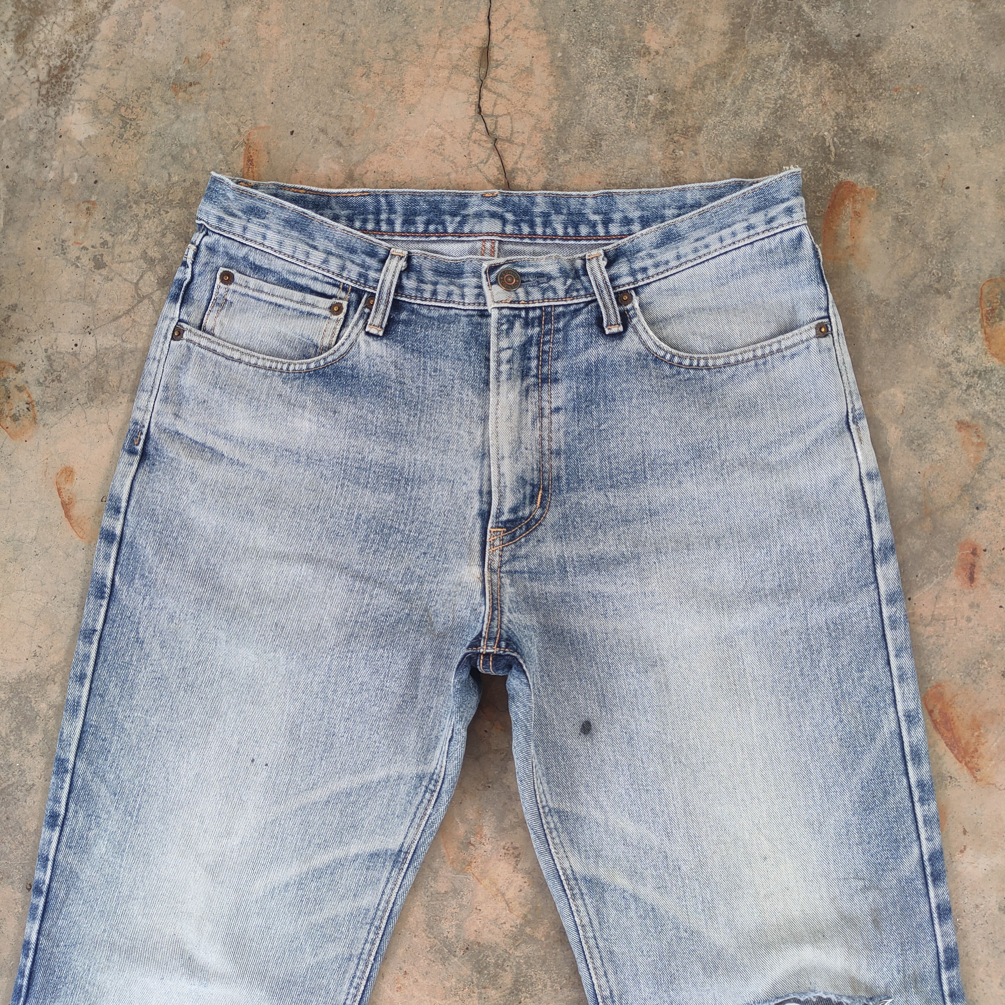 Edwin W34 VINTAGE EDWIN FADED DISTRESSED JEANS PANTS Size US 34 / EU 50 - 3 Thumbnail