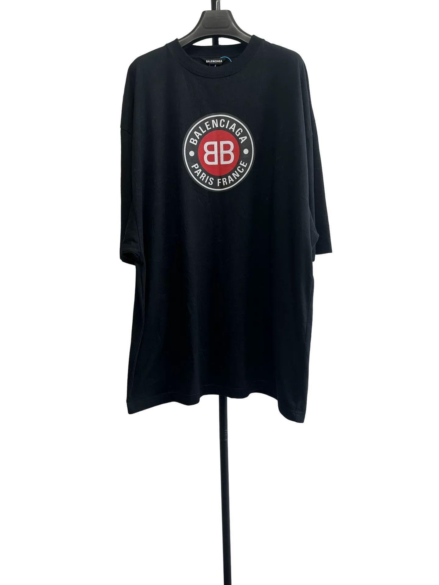 Balenciaga Balenciaga Mode BB Logo Graphic T-Shirt Black | Grailed