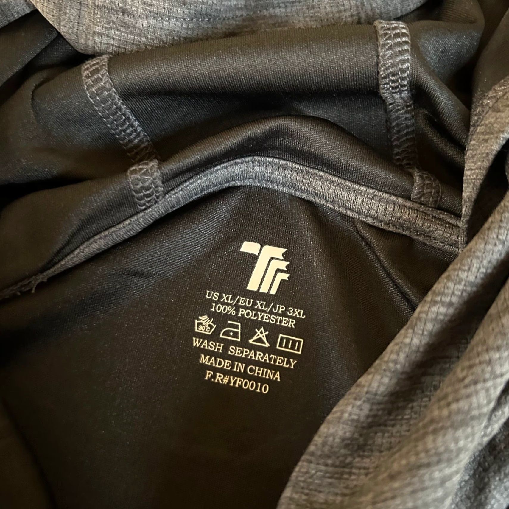 Vintage TBY Hoodie Mens XL Gray Activewear Pullover Lightweight Breathable Moisture Wicking Gym & Training Cross Training Logo Size US XL / EU 56 / 4 - 2 Thumbnail