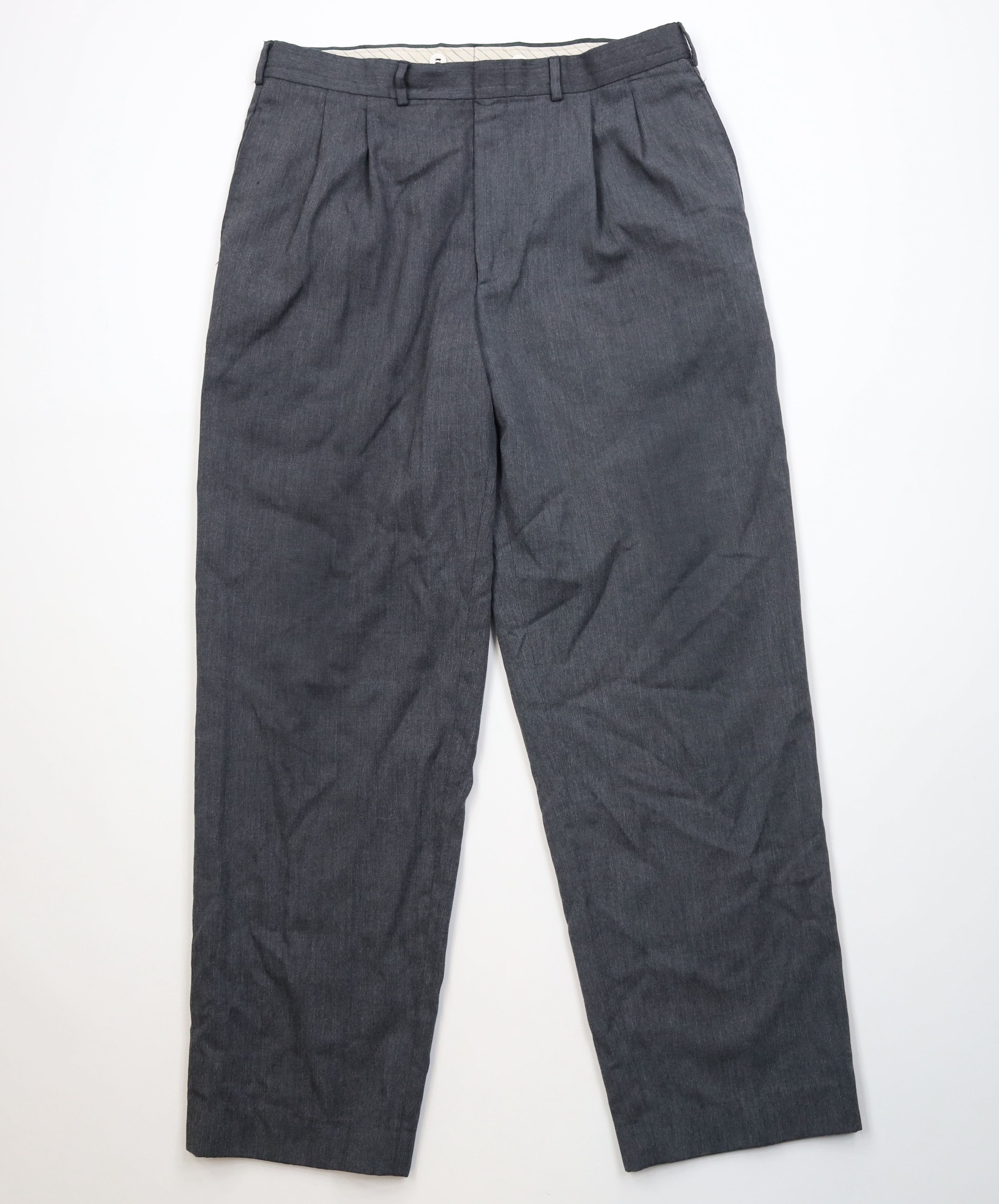 Vintage Vintage 90s Streetwear Gabardine Blend Wide Leg Chino Pants Size US 36 / EU 52 - 1 Thumbnail