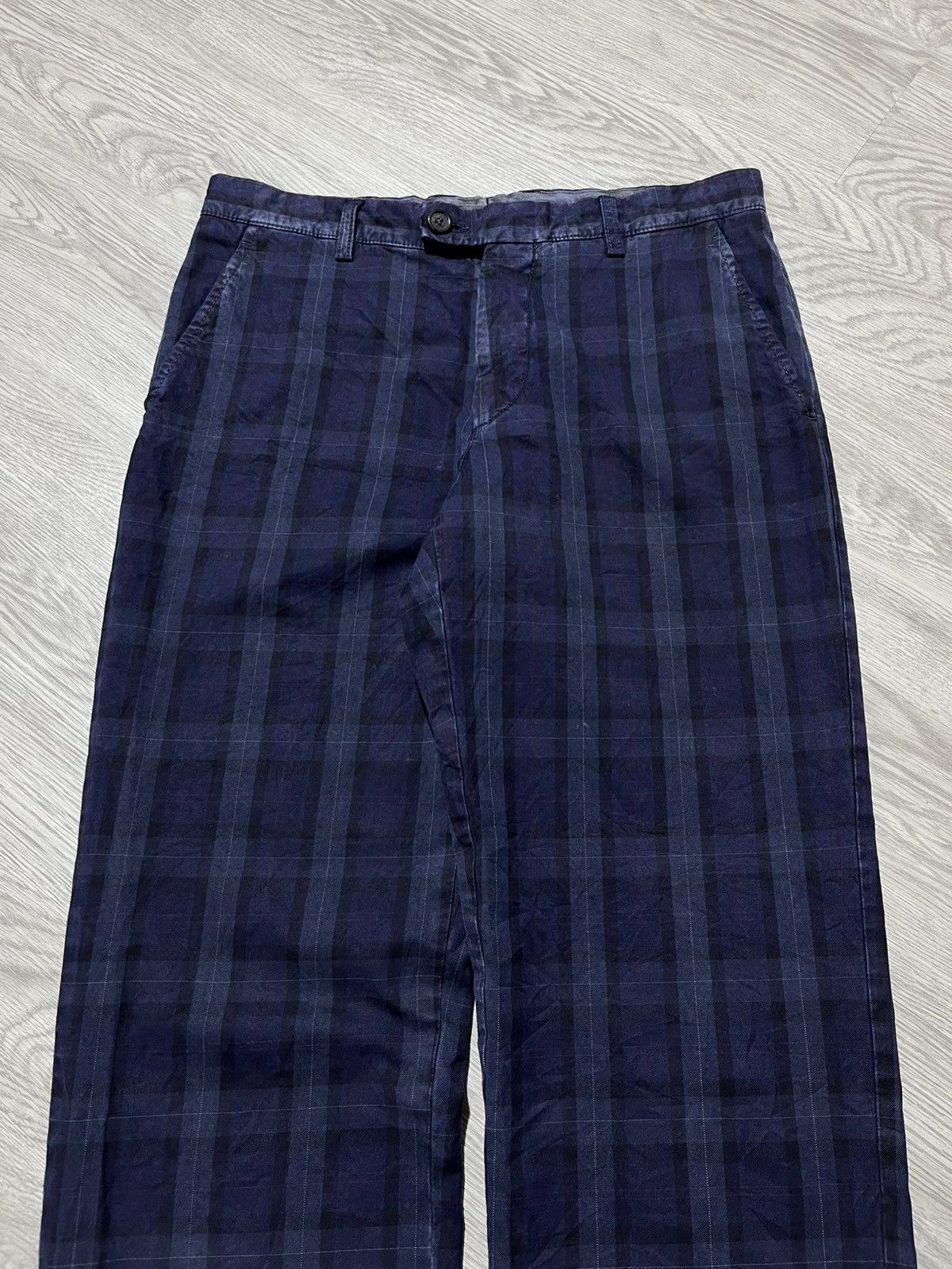 Etro 🇮🇹 Etro Made In Italy Casual Tartan Plaid Pants Luxury Size US 30 / EU 46 - 2 Thumbnail
