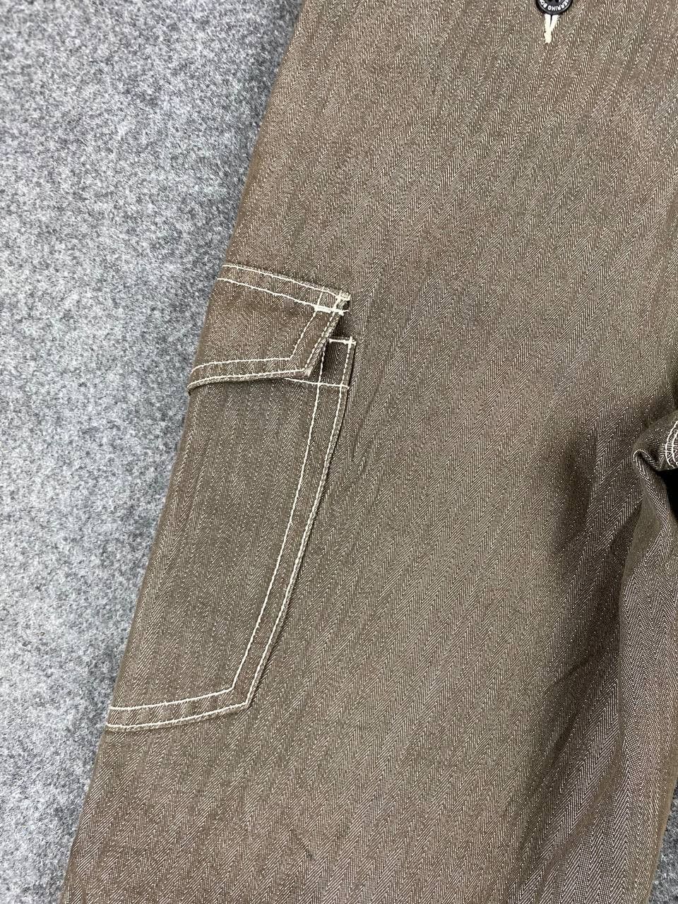 Japanese Brand japanese brand cargo pants herringbone twill nice design Size US 31 - 4 Thumbnail