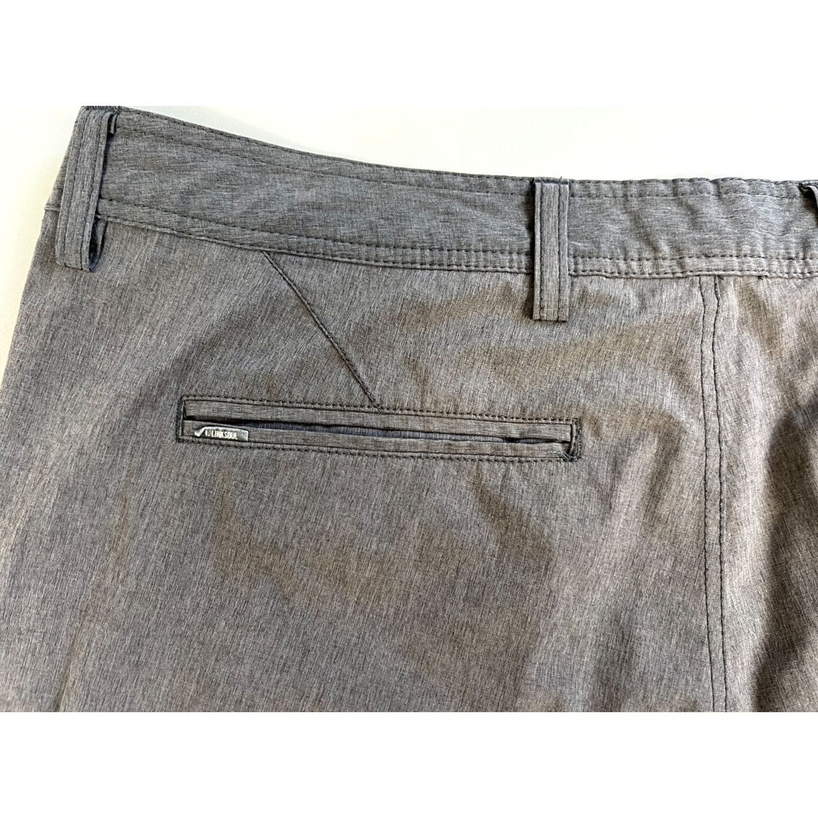 Vintage Men's Linksoul Boardwalker Shorts 10" Sz 38 Gray Size US 38 / EU 54 - 6 Thumbnail