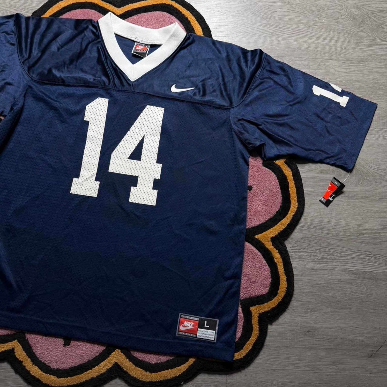 NCAA × Nike × Vintage Vintage Y2K Nike Team Penn State Nittany Lions NCAA Jersey Size US L / EU 52-54 / 3 - 2 Thumbnail