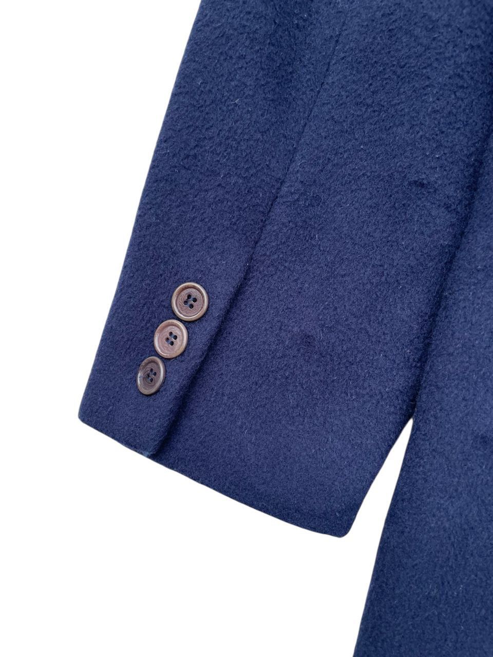 Japanese Brand 🔥Accept Binding🔥 Comme Ca Du Mode Navy Blue Wool Overcoat Size US S / EU 44-46 / 1 - 5 Thumbnail