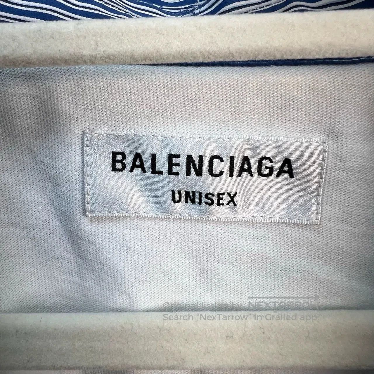 Balenciaga balenciaga blue striped shirt with white underlayer. Size US S / EU 44-46 / 1 - 3 Thumbnail