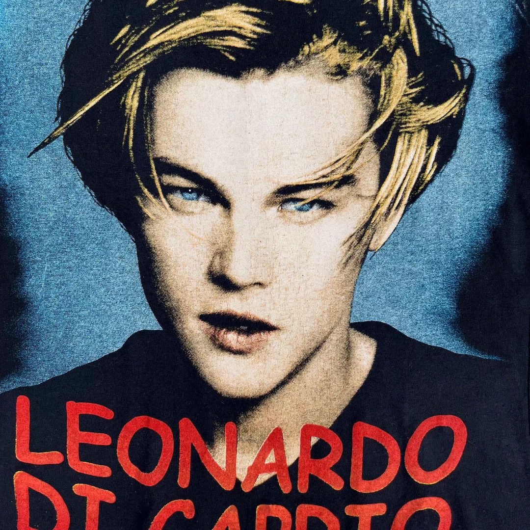Vintage Leonardo DiCaprio 1990s Vintage Graphic Movie Promo T-Shirt Size US S / EU 44-46 / 1 - 3 Thumbnail