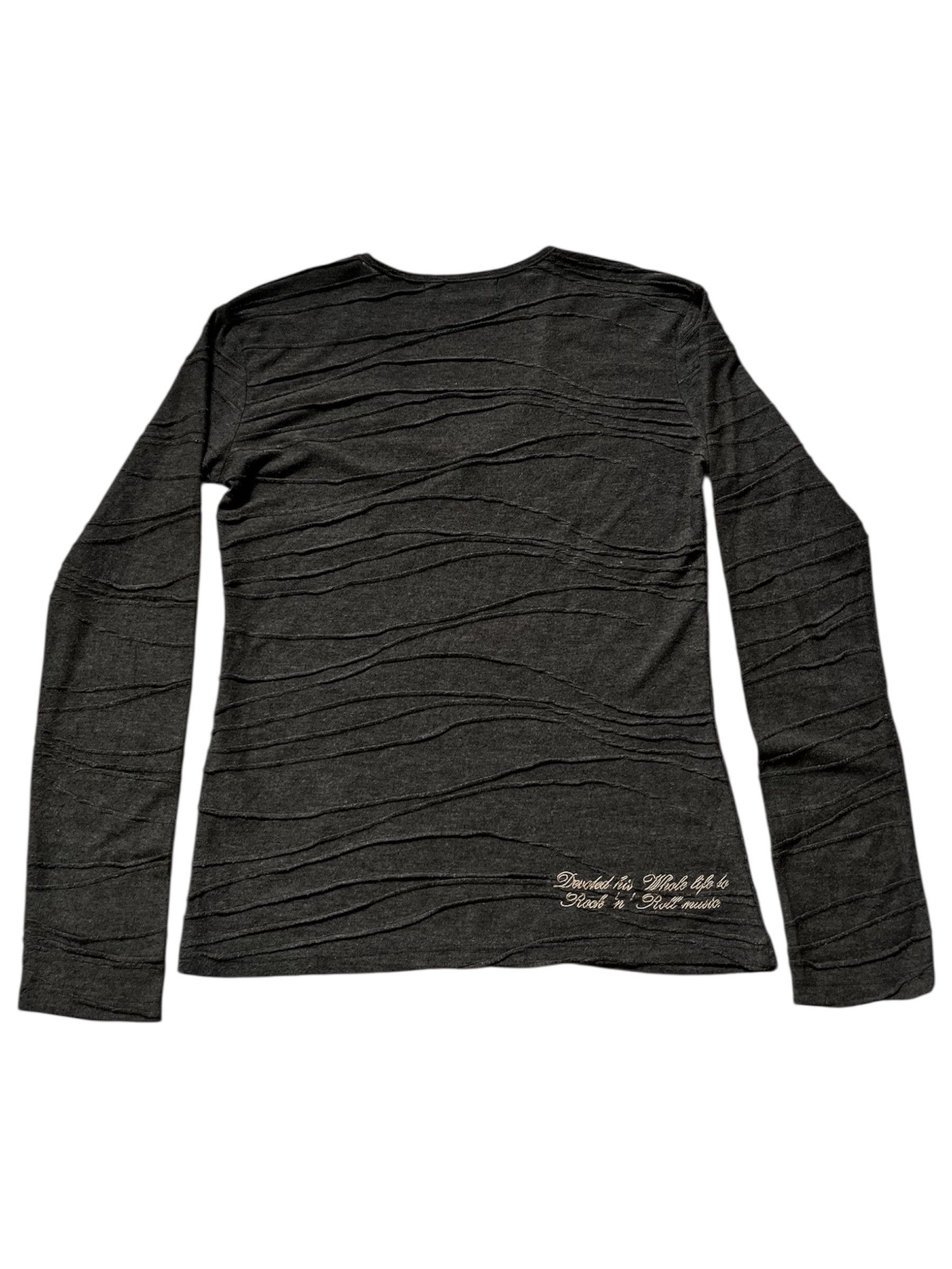 Le Grande Bleu (L.G.B.) Luv Maison Jackrose Textured Poem Long Sleeve T-Shirt Size US S / EU 44-46 / 1 - 6 Thumbnail