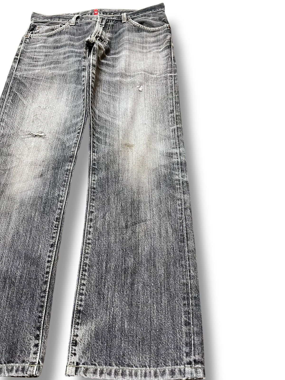 Uniqlo Vintage Uniqlo S-002 Grunge Distressed Denim Size US 32 / EU 48 - 4 Thumbnail