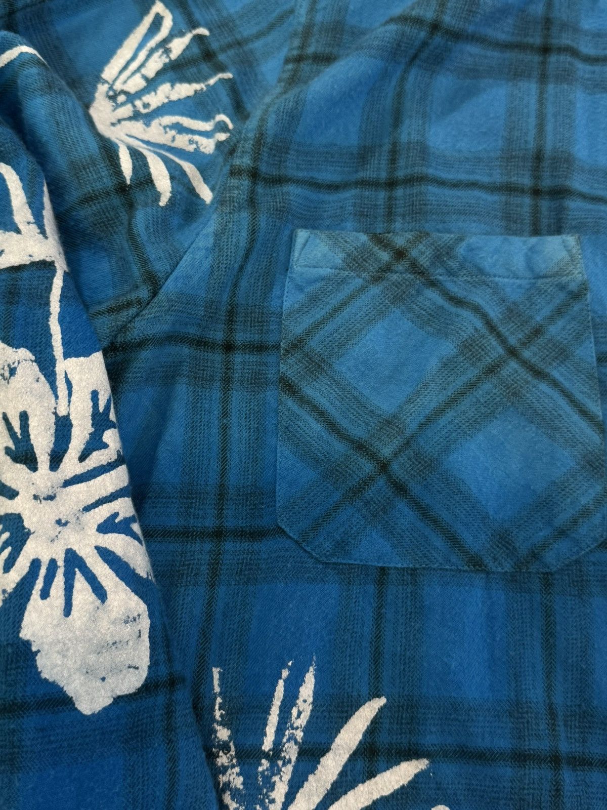 Amiri Amiri Bleach Floral Plaid Flannel Size US L / EU 52-54 / 3 - 6 Thumbnail