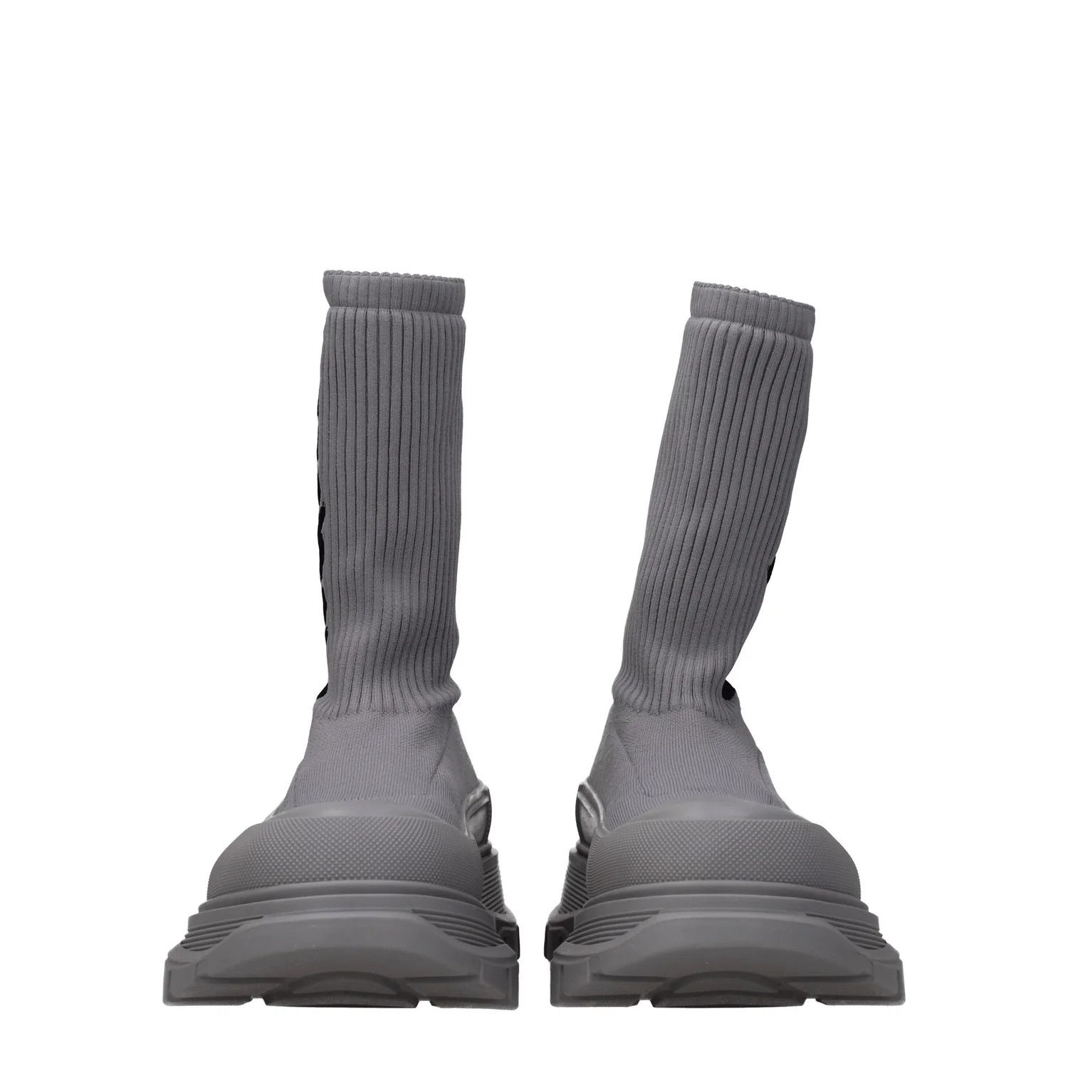 Alexander McQueen ob1o1e0225 Fabric Ankle Boots in Gray Size US 9 / EU 42 - 3 Thumbnail