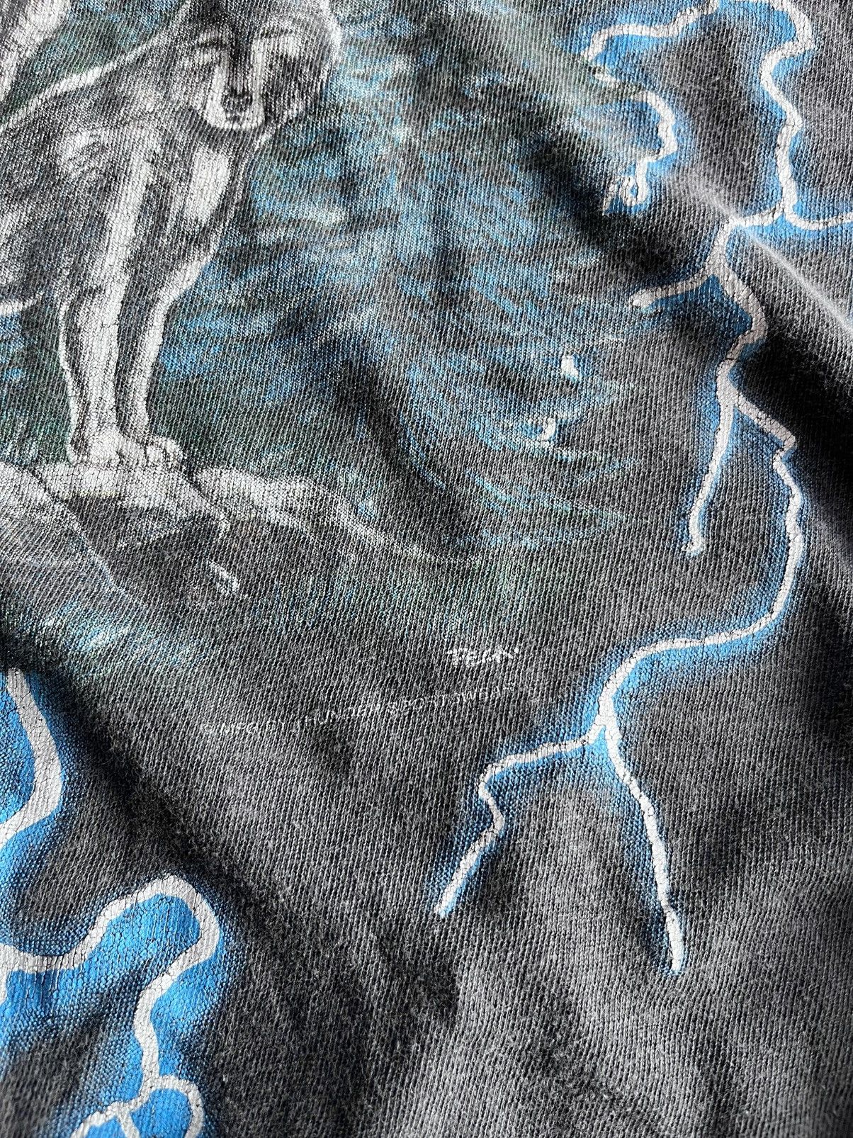 Vintage USA American Thunder Vintage AOP Wolves Pack Tee M L Size US L / EU 52-54 / 3 - 6 Thumbnail
