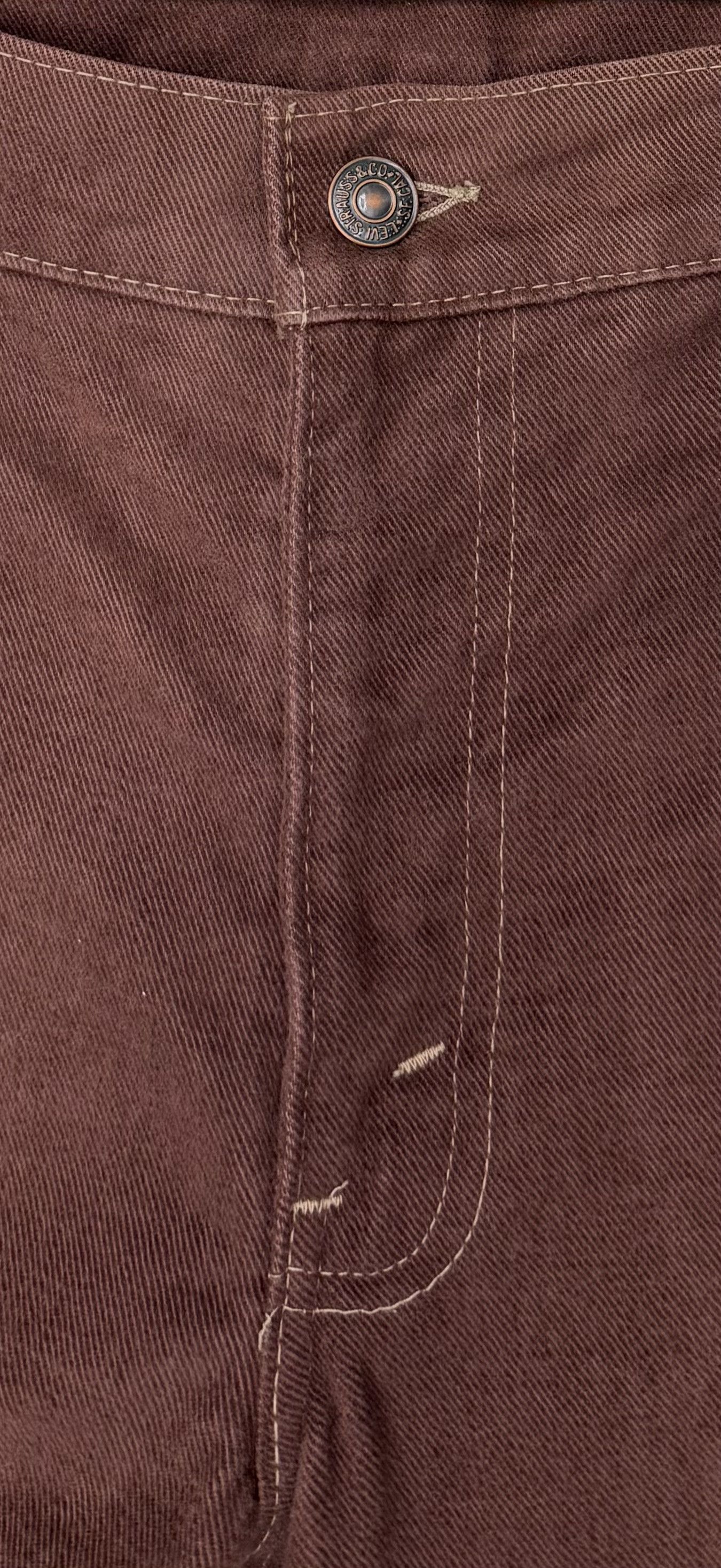 Levi's Vintage 70s Levi’s Flare Jeans – Brown Lowcut Size US 29 - 6 Thumbnail