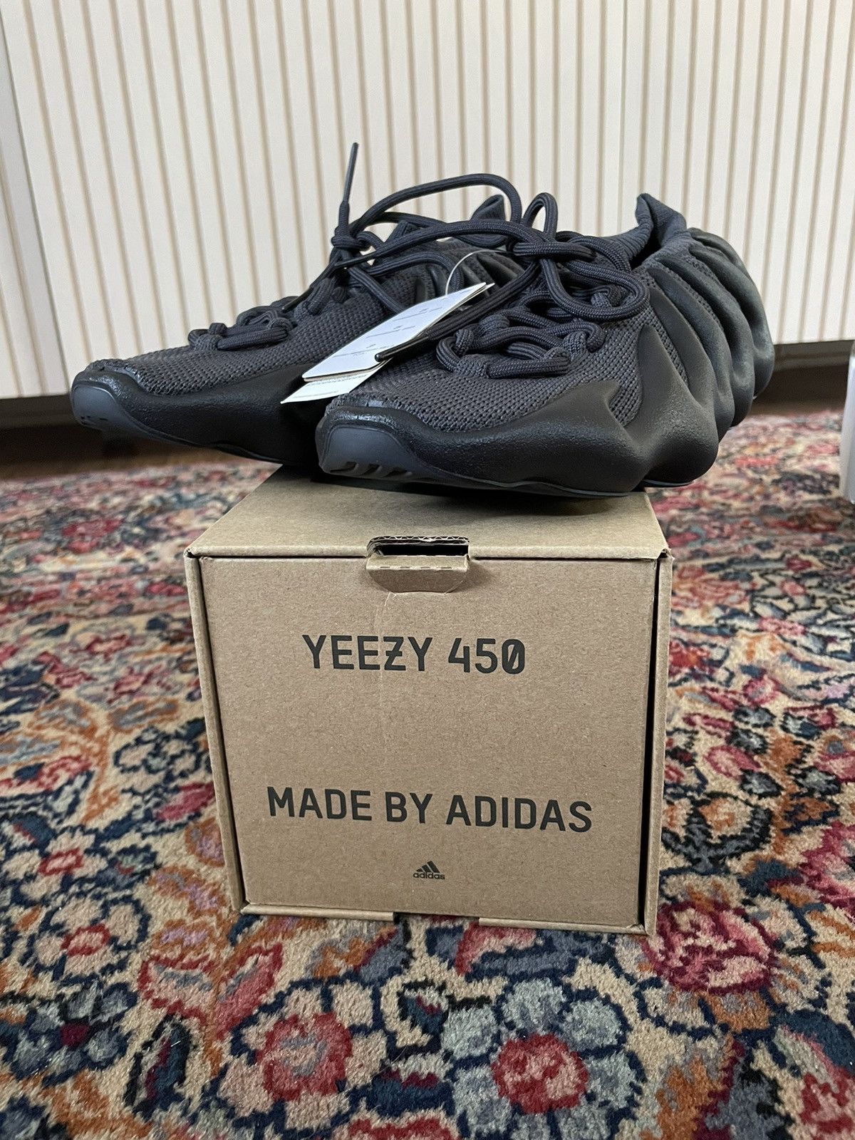 Adidas Yeezy 450 black | Grailed