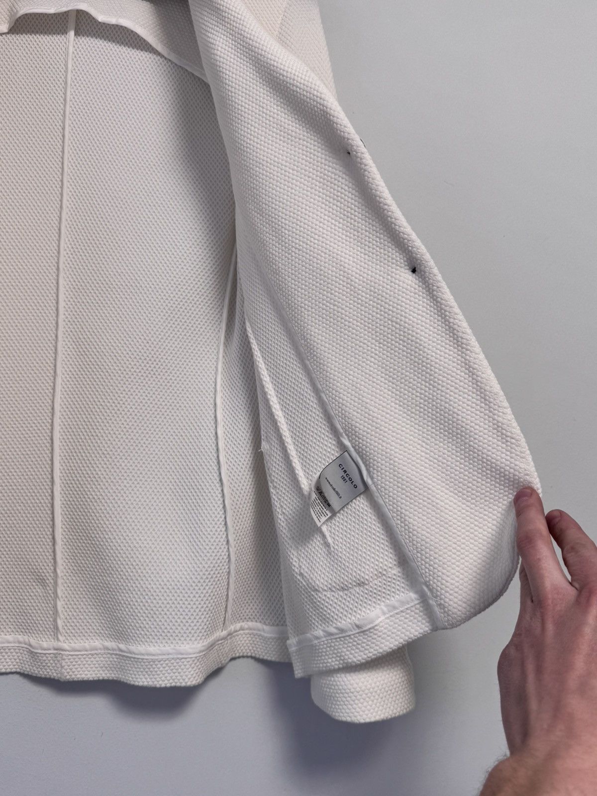Circolo 1901 CIRCOLO 1901 RARE WHITE COTTON BLEND SOLID BLAZER JACKET Size M / US 6-8 / IT 42-44 - 10 Thumbnail