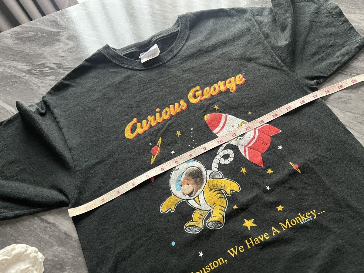 Anime × Cartoon Network × Vintage Curious George : Houston We Have A Monkey Size US S / EU 44-46 / 1 - 7 Thumbnail