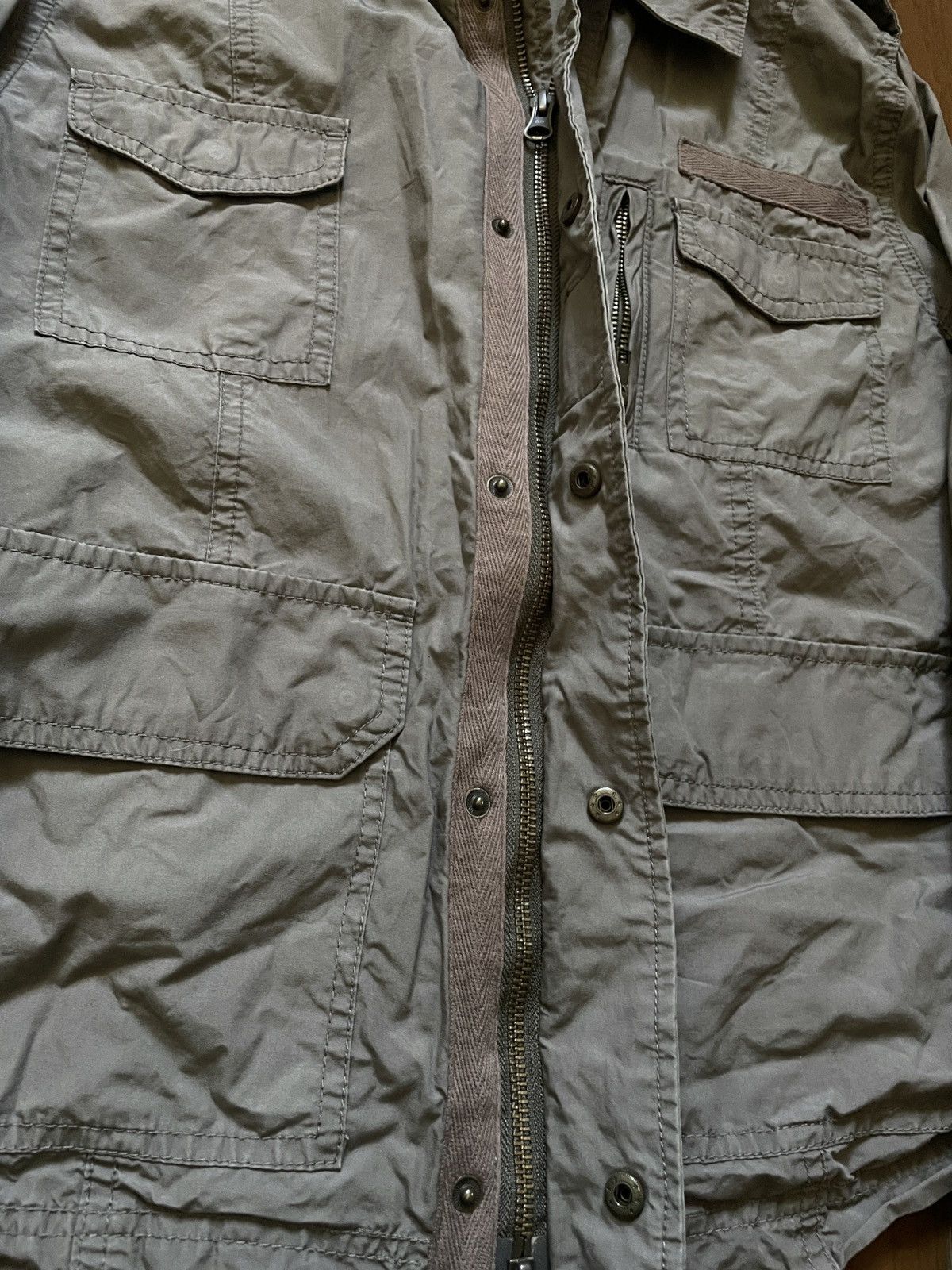 If Six Was Nine 2000s Japanese archive military zip shirts jacket Size US S / EU 44-46 / 1 - 6 Thumbnail