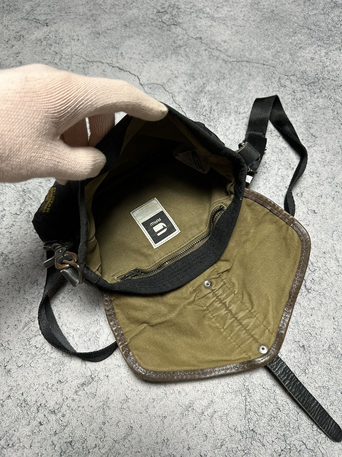 G-Star Vintage Y2K G-Star Nylon Messenger Cross Body Bag Size ONE SIZE - 11 Thumbnail