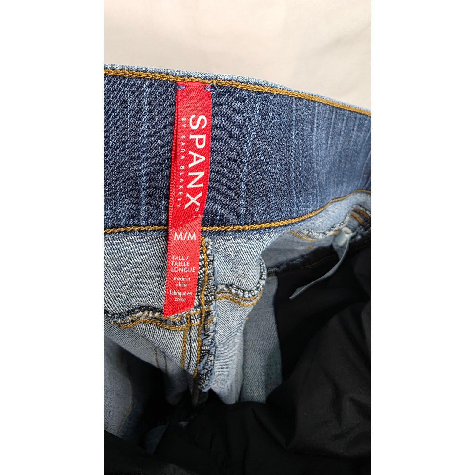 Spanx Spanx Raw Hem Jeans Medium Distressed Skinny Pull On Size 29" - 6 Thumbnail