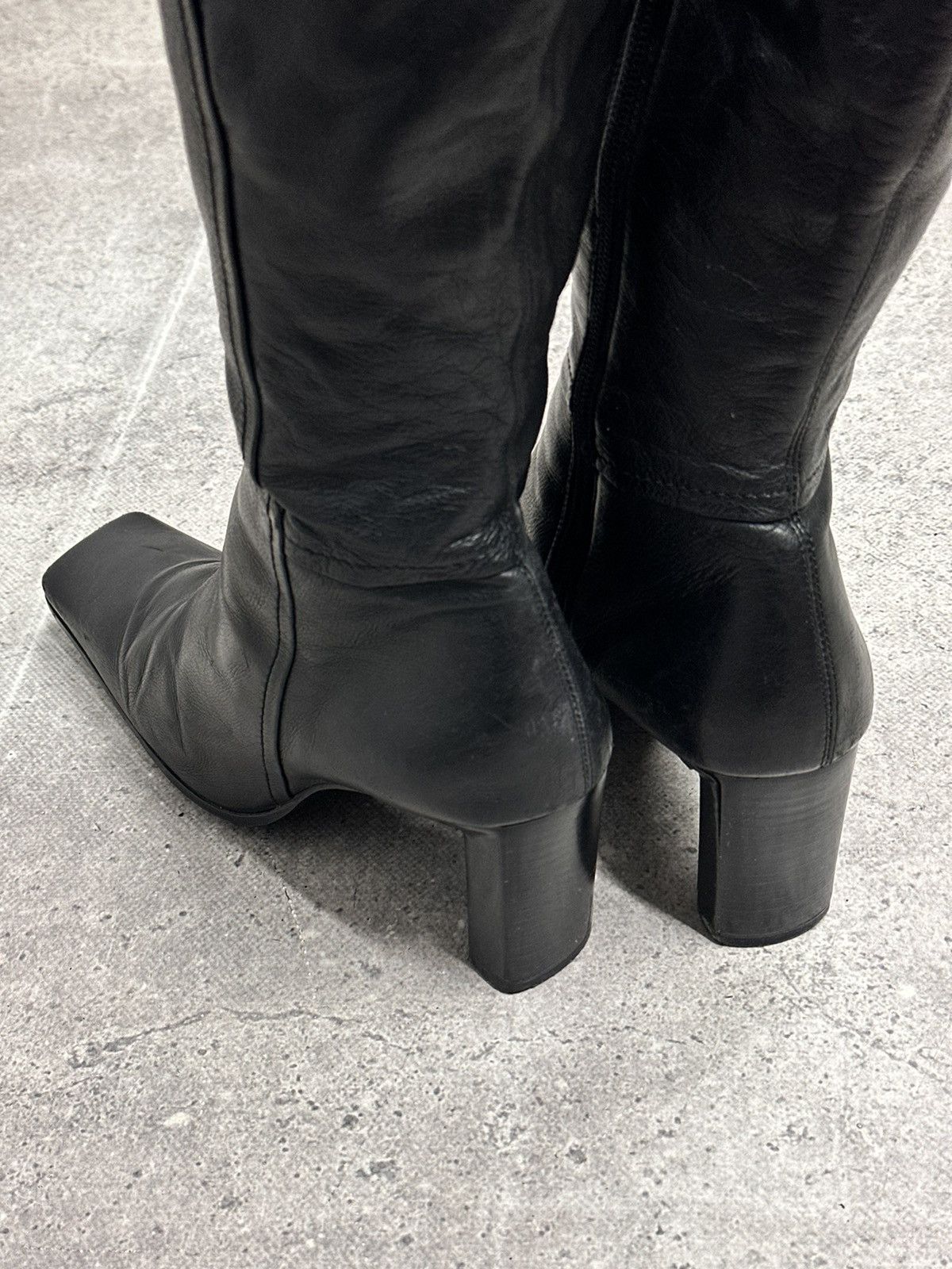 A.S.98 Vintage Leather Hight Heels Leather AS 98 Guidi Style Rare Size US 9 / EU 42 - 13 Thumbnail