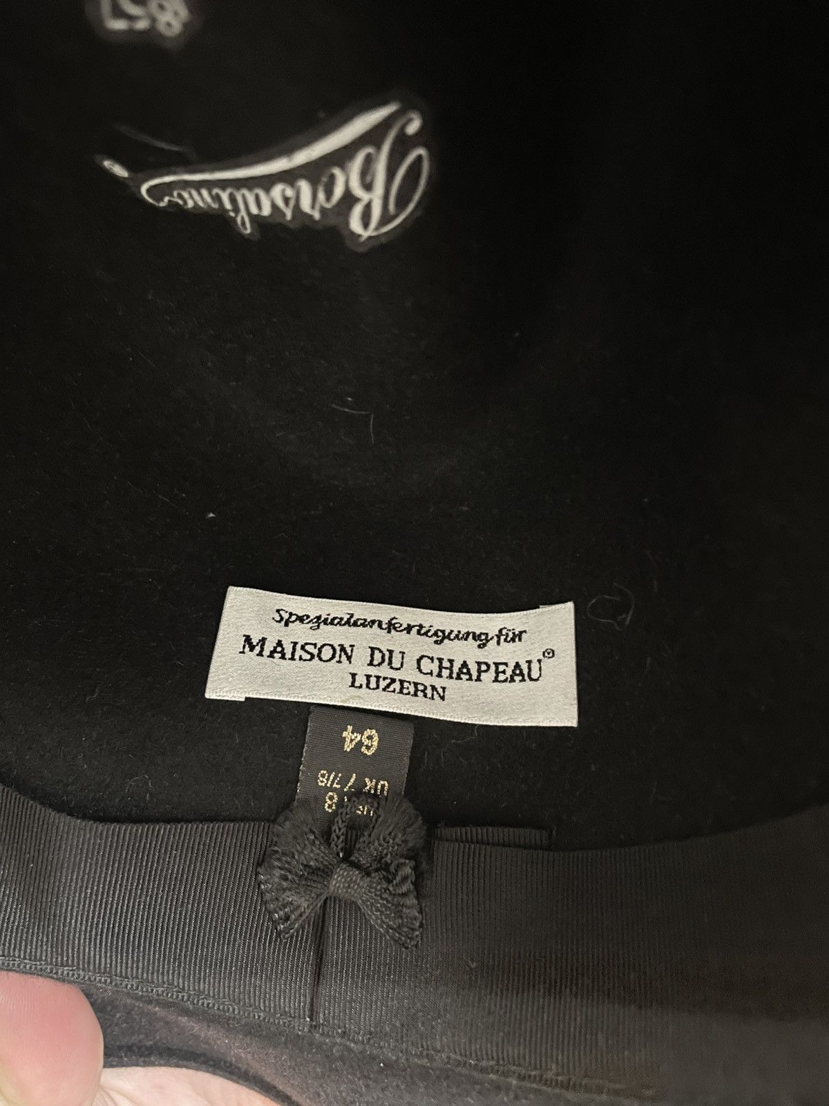 Borsalino Borsalino Alessandria 1857 Black Hat Size US8 UK 7 7/8 Size ONE SIZE - 10 Thumbnail