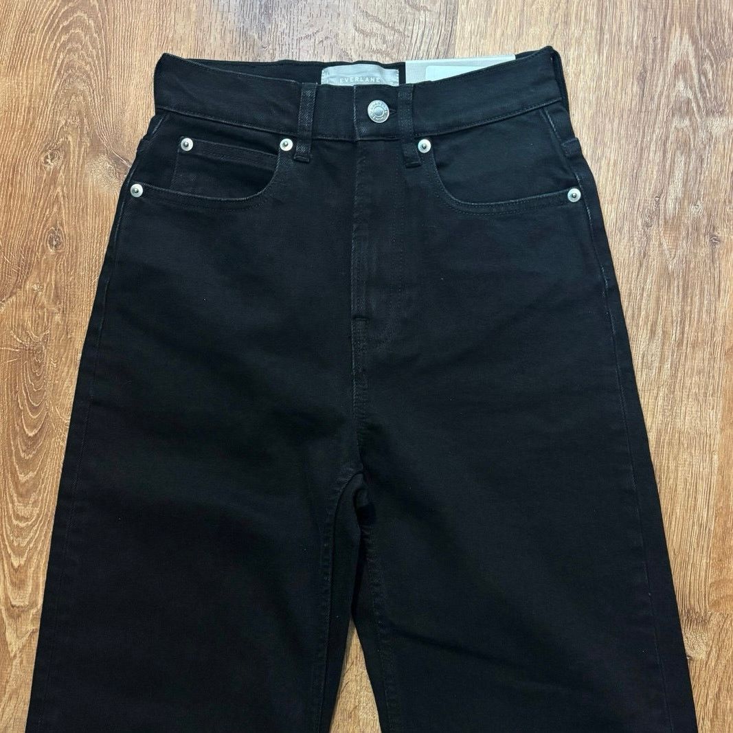 Everlane NWT Everlane The Way-High Jean In Coal Black Size 23 Long Size 23" - 5 Thumbnail