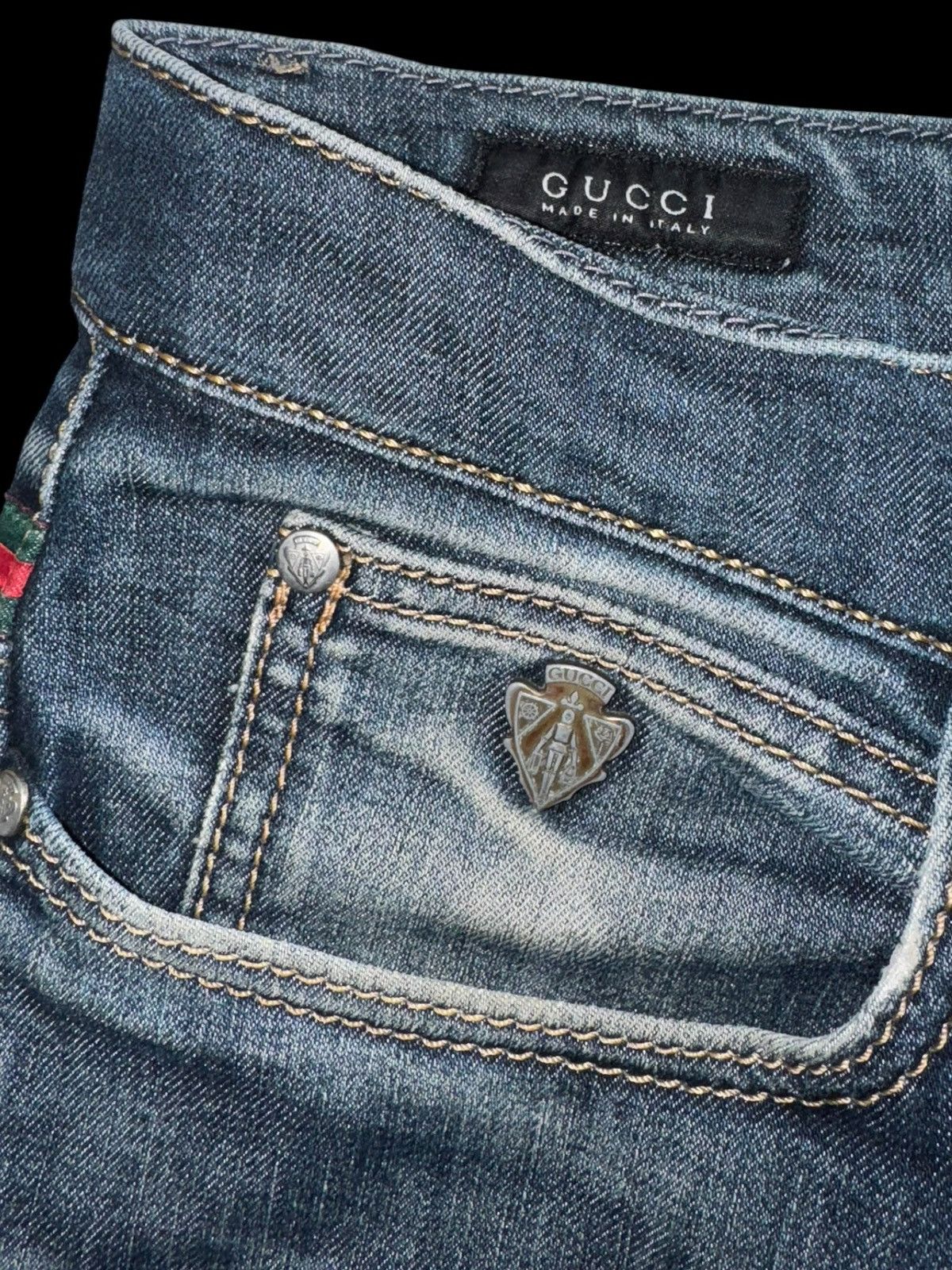 Gucci Gucci jeans 00s Y2K indie sleaze Size US 33 - 9 Thumbnail