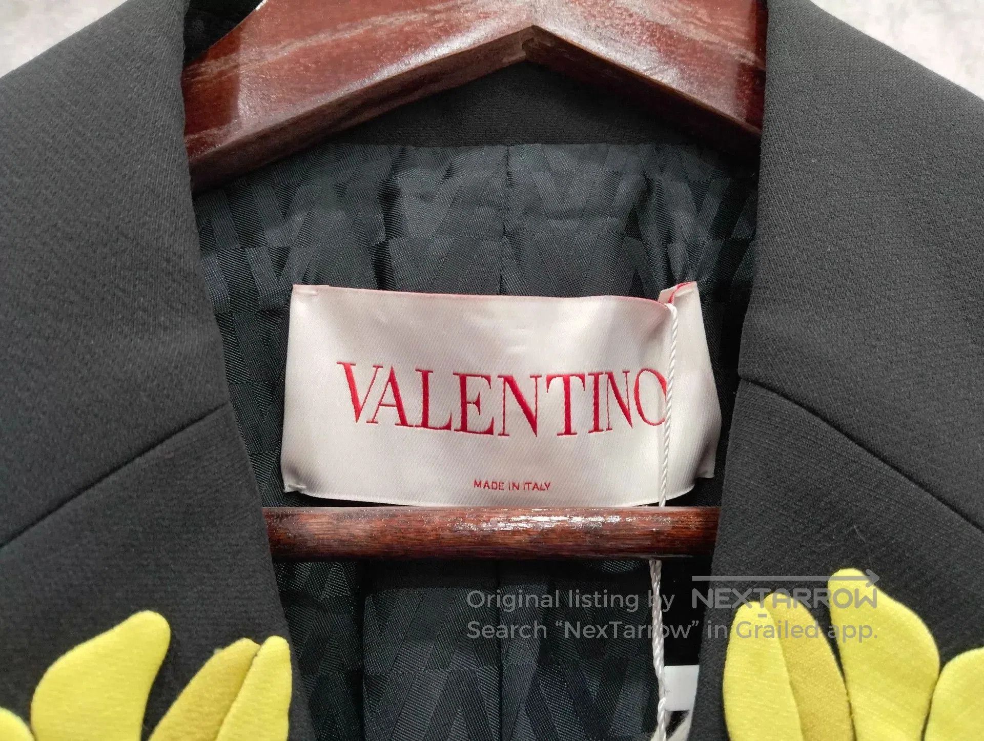 Valentino Valentino Black Embroidered Coat Size 36. Size US XS / EU 42 / 0 - 3 Thumbnail