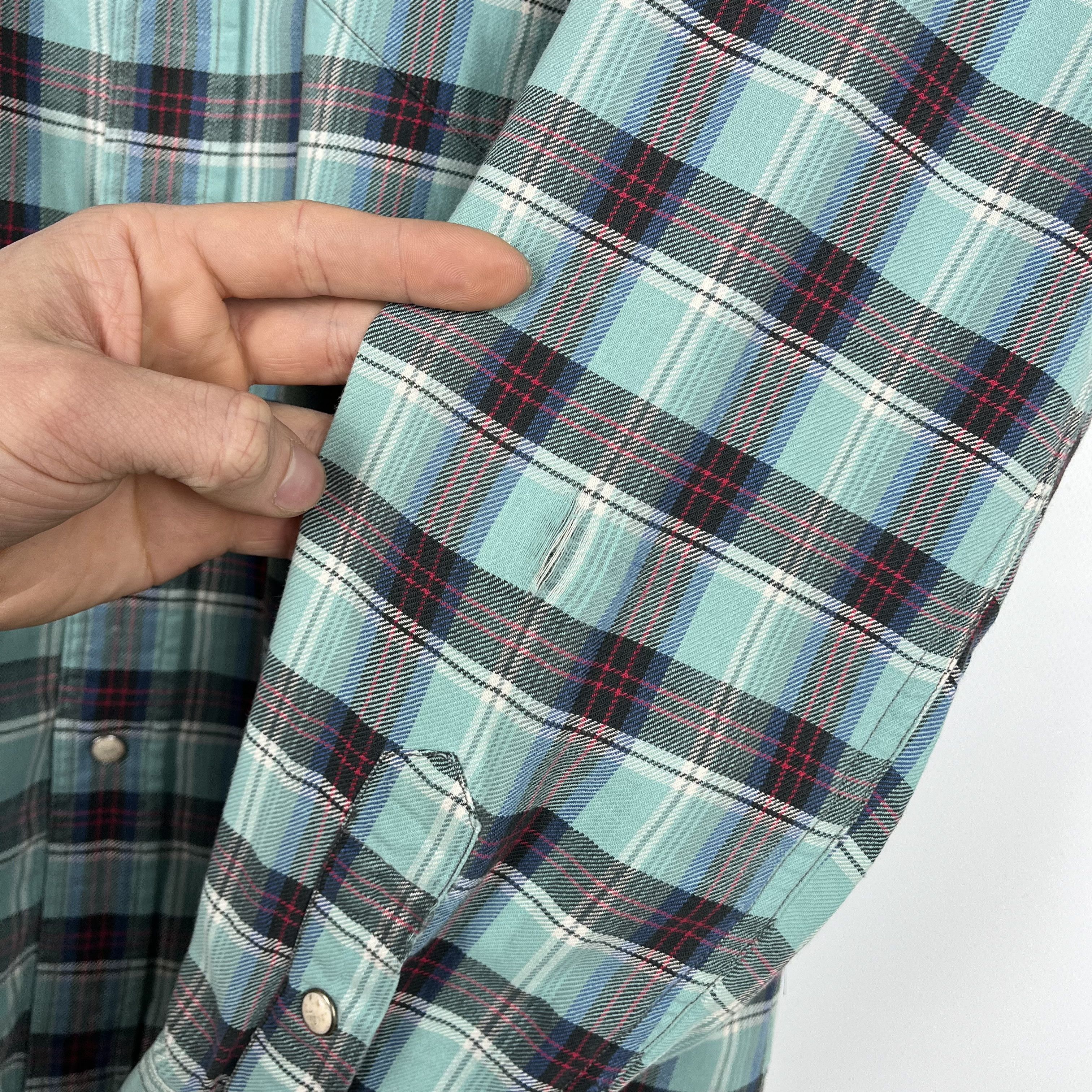 RRL Ralph Lauren RRL Ralph Lauren Western Checkered Long Sleeve Shirt Size US XL / EU 56 / 4 - 16 Thumbnail