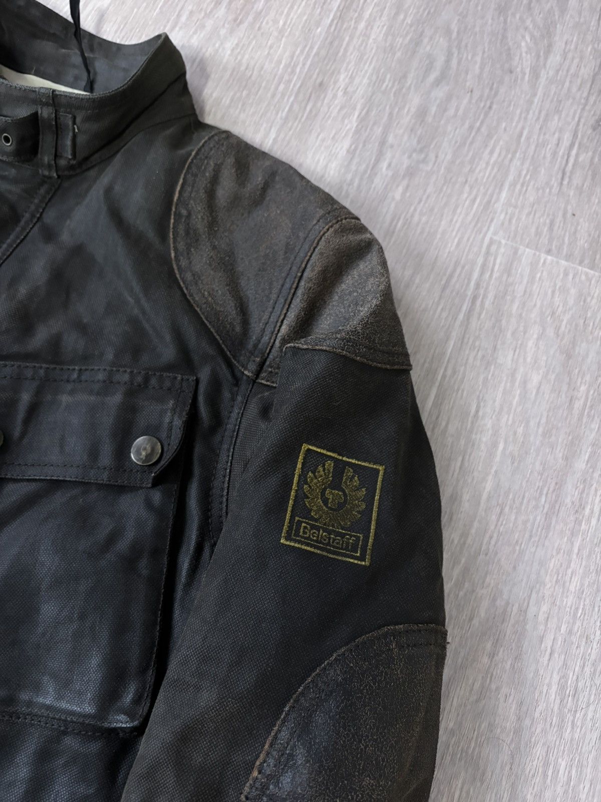 Belstaff Vintage Belstaff leather waterproof jacket mens 90s Size US XL / EU 56 / 4 - 3 Thumbnail
