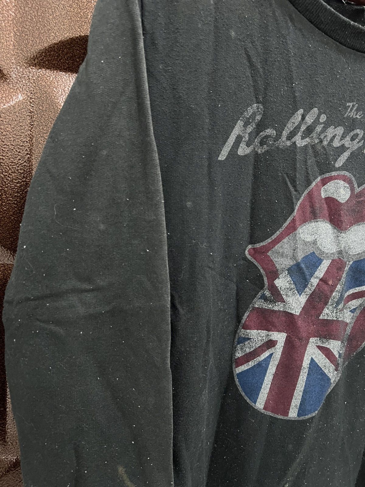 Japanese Brand Rolling Stones Tongue and Lips Long Sleeve Sweatshirt Size US M / EU 48-50 / 2 - 2 Thumbnail