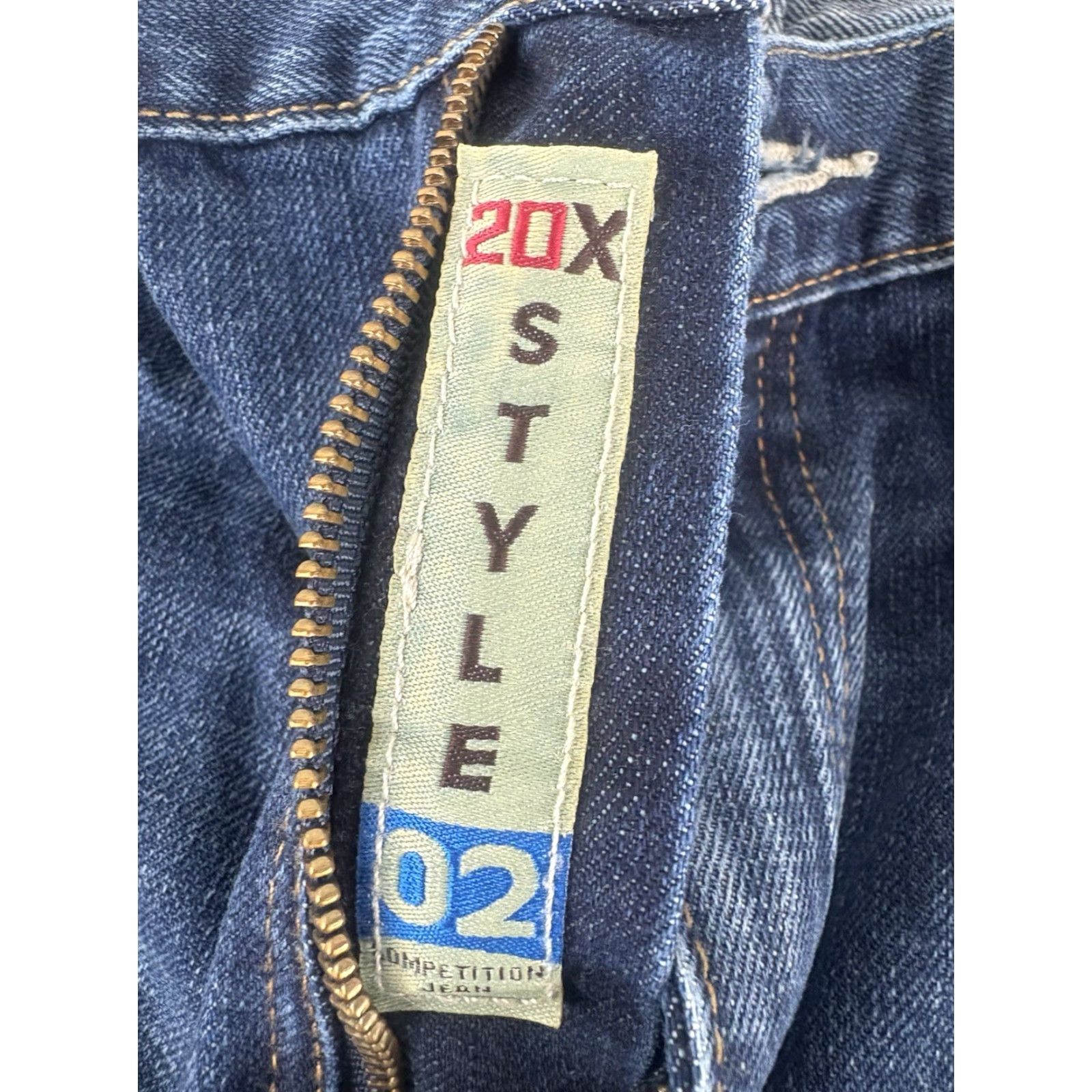 Wrangler VINTAGE Wrangler 20X Men’s Jeans Size 38x32 Blue Cotton Cowboy Western Denim Size US 38 / EU 54 - 2 Thumbnail