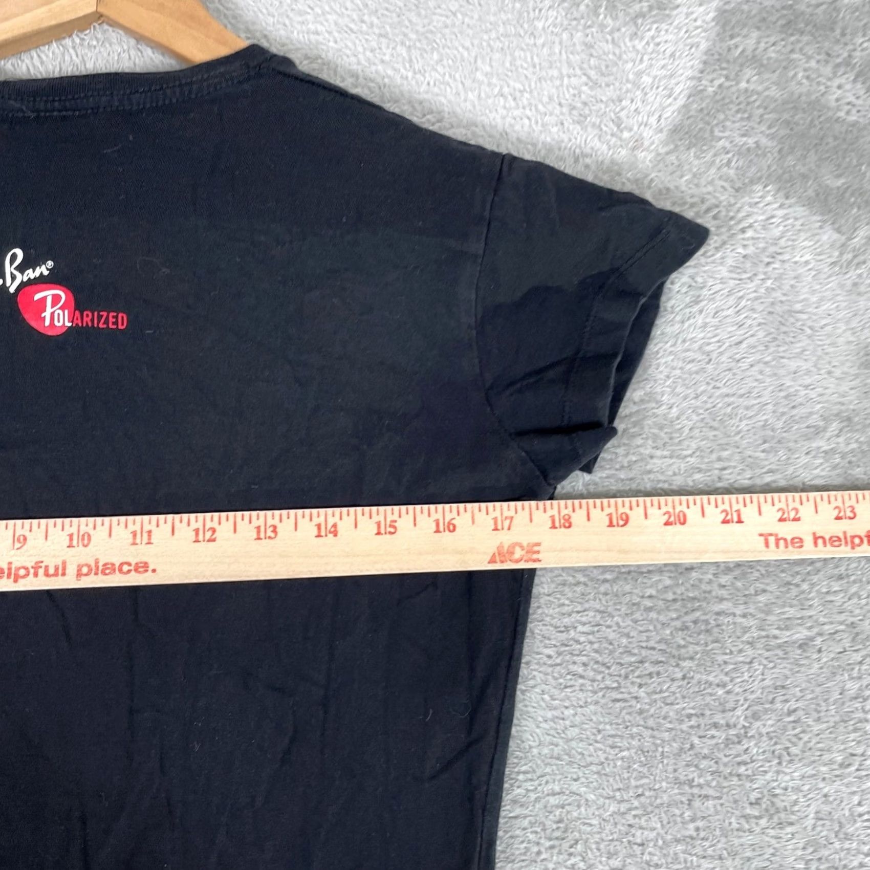 Vintage Ray-Ban T Shirt Womens XL Black Polarized Sunglasses Logo Graphic Tee Y2K Size XL / US 12-14 / IT 48-50 - 6 Thumbnail