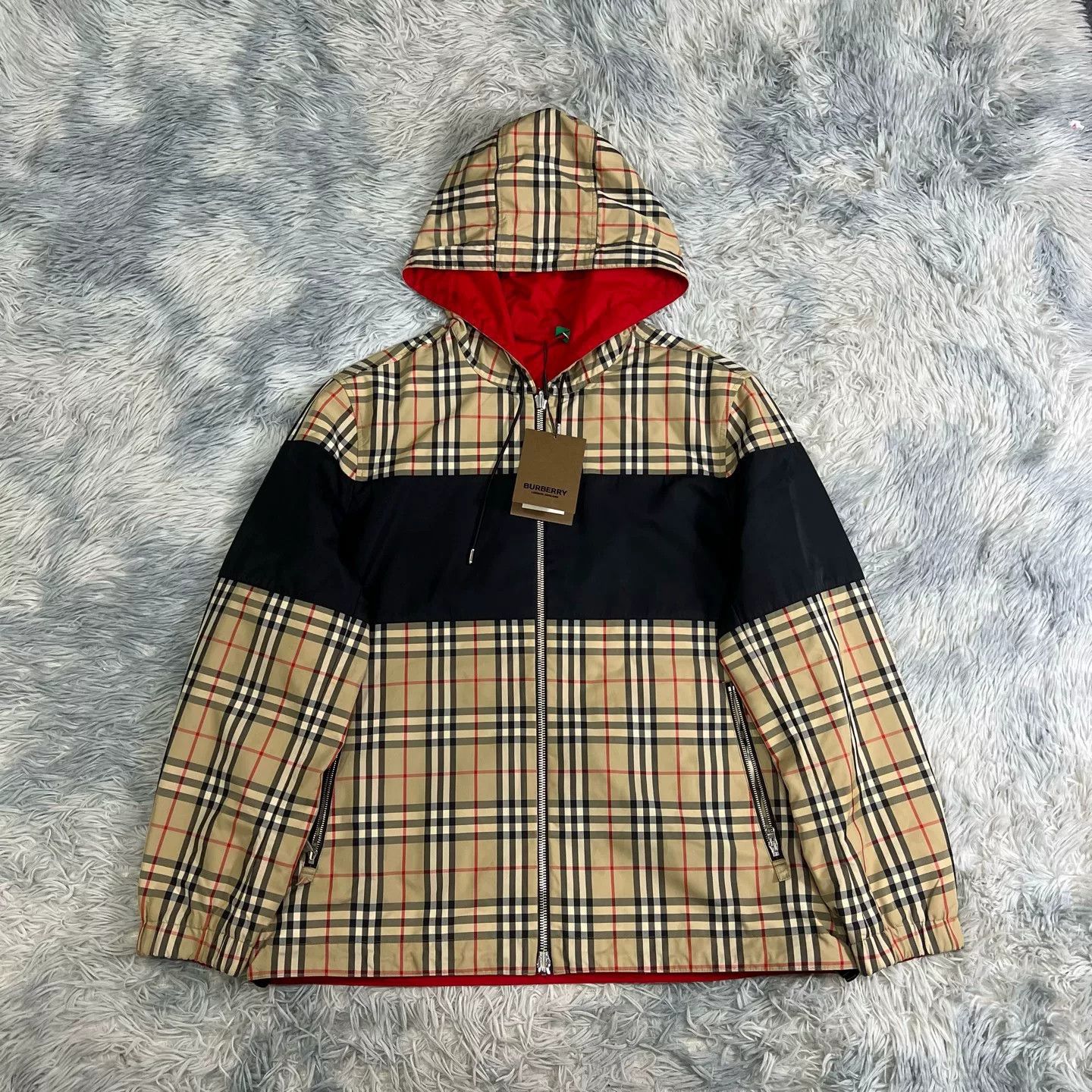 Burberry Burberry Reversible Zip Jacket Size US XL / EU 56 / 4 - 1 Thumbnail