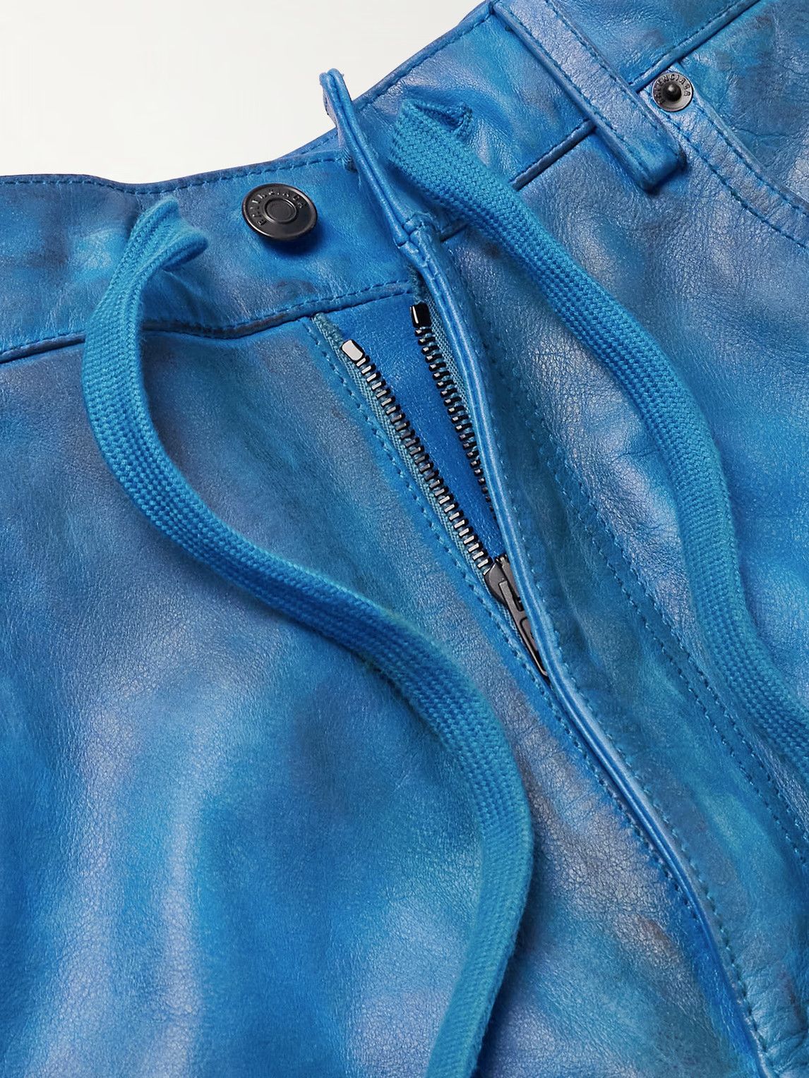 Balenciaga o1la1rc1a0325 Biker Baggy Pant in Blue Size US 32 / EU 48 - 5 Thumbnail