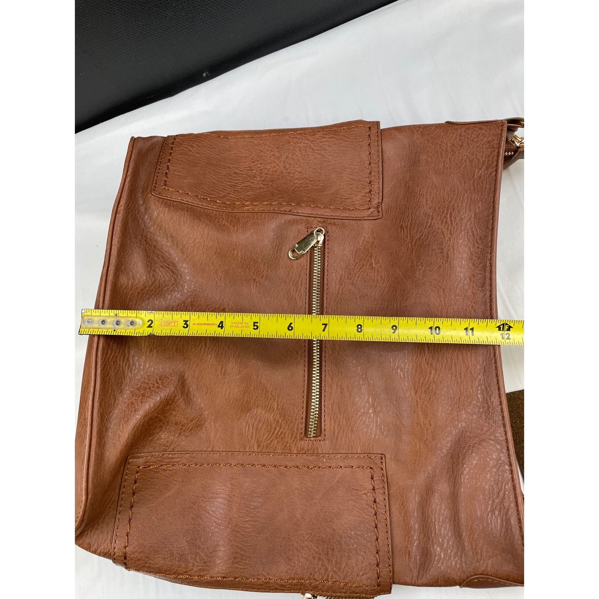 Other Miztique Women's Vegan Leather Brown Shoulder Bag/Tote SKU Size ONE SIZE - 11 Thumbnail