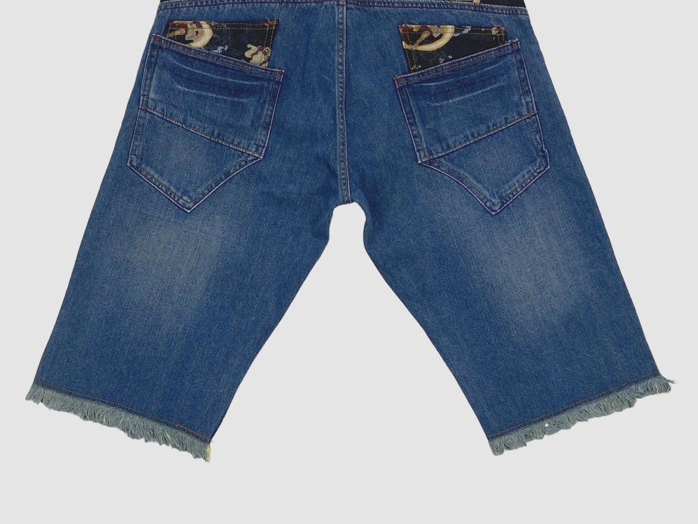 Japanese Brand Piko Short Denim Koi Sukajan Jeans Size US 32 / EU 48 - 8 Thumbnail