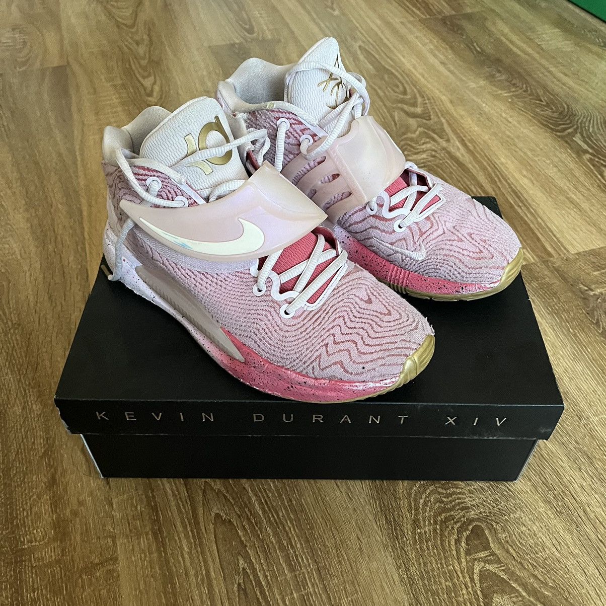 Nike Nike KD14 Aunt Pearl Pink Size US 8.5 / EU 41-42 - 3 Thumbnail