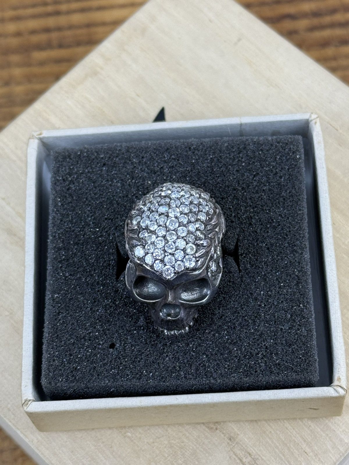 Vivienne Westwood Vintage Vivienne Westwood Skull Wreath 925 Silver Ring XS Size ONE SIZE - 2 Thumbnail