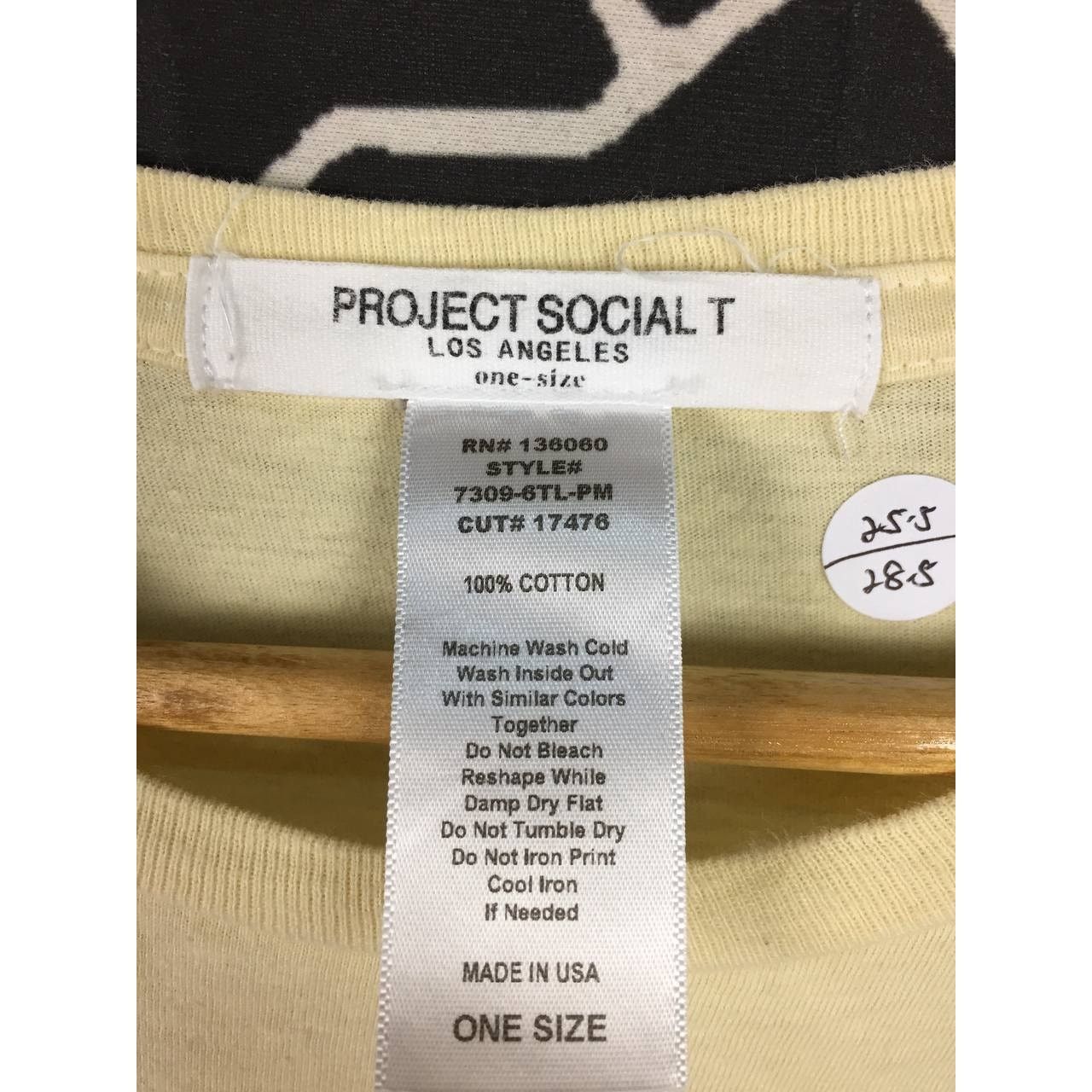 Other Project Social T Los Angeles Skeleton Surfing Great Wave Tee Size US XXL / EU 58 / 5 - 11 Thumbnail