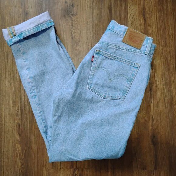 Levi's Levi's Premium 501 Big E Denim Blue Jeans 27x32 Size US 27 - 1 Thumbnail