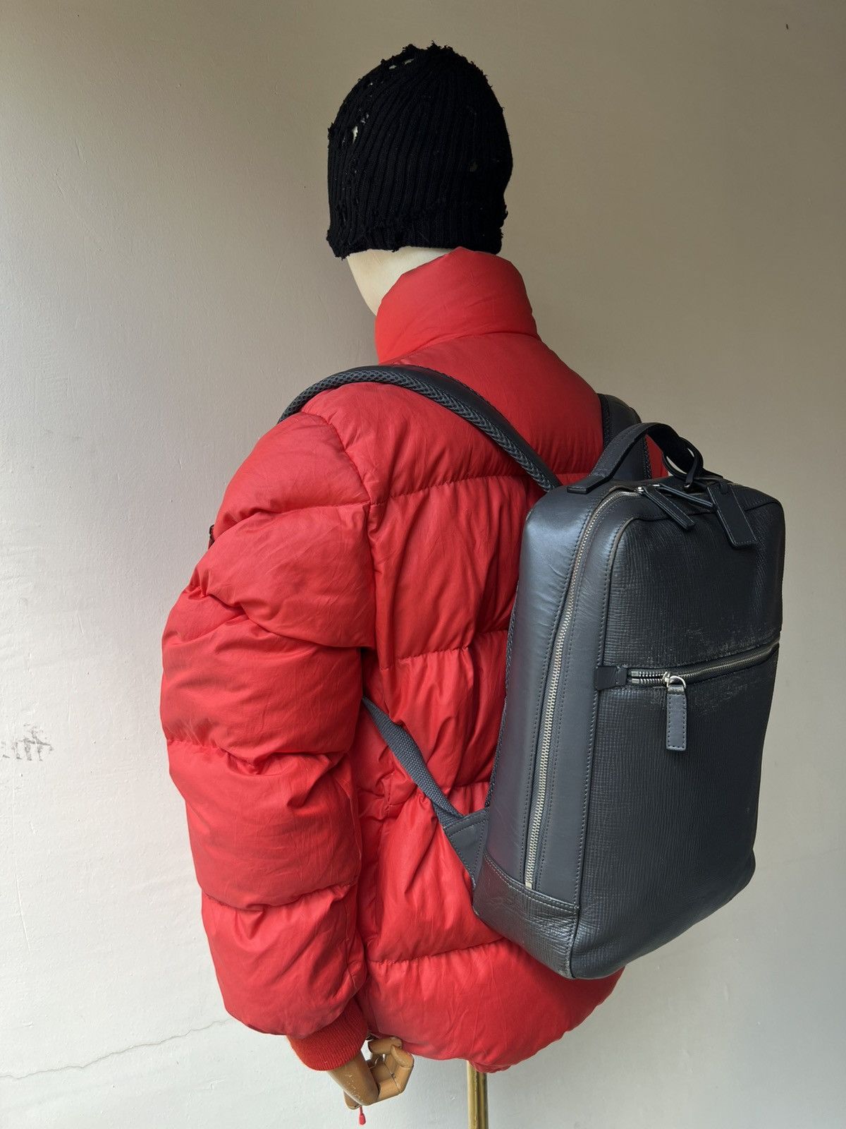 Leather Patina Leather Backpack Laptop Bag Sonne Japan Size ONE SIZE - 1 Thumbnail