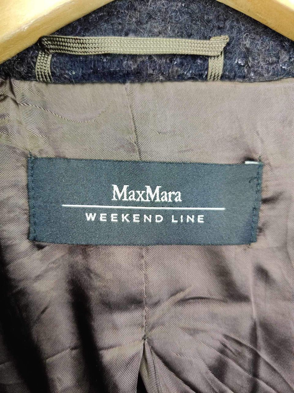 Japanese Brand Max Mara Weekend Plaid Wool Mohair Single Breasted Coat Size US S / EU 44-46 / 1 - 12 Thumbnail