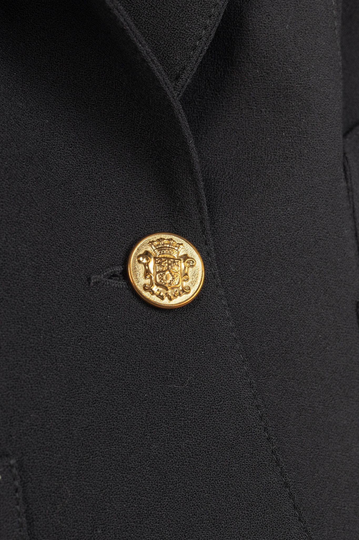 SMYTHE Smythe Duchess Black Single-Breasted Wool Blazer Size S / US 4 / IT 40 - 9 Thumbnail