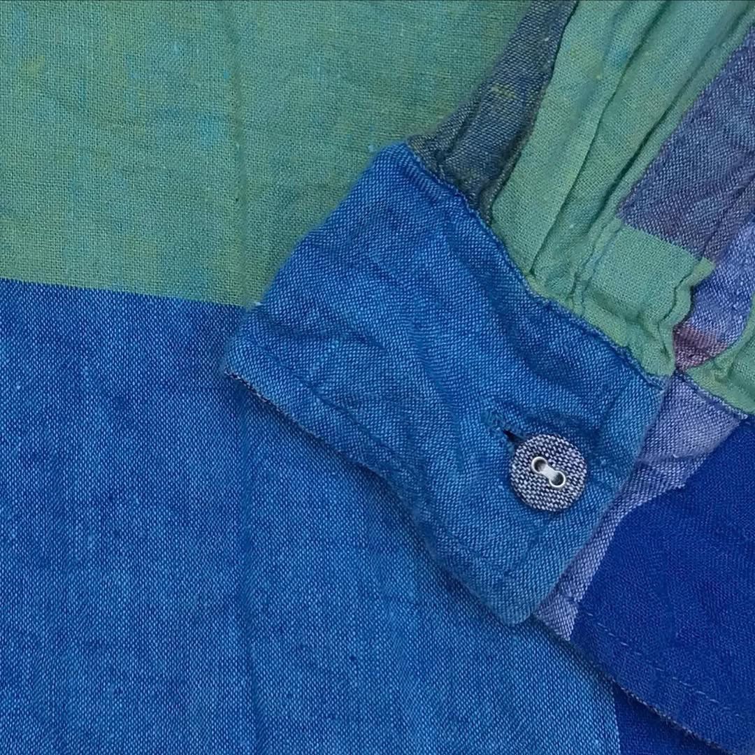 Sugar Cane × Vintage Cube Sugar Multi Plaid Tartan Shirt Sugar Candy Pattern Work Size US M / EU 48-50 / 2 - 4 Thumbnail